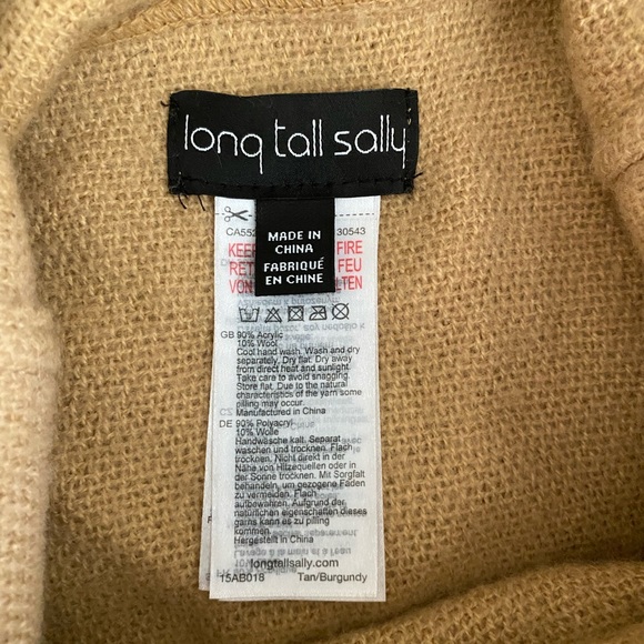 Long Tall Sally Poncho Sweater - Picture 8 of 11